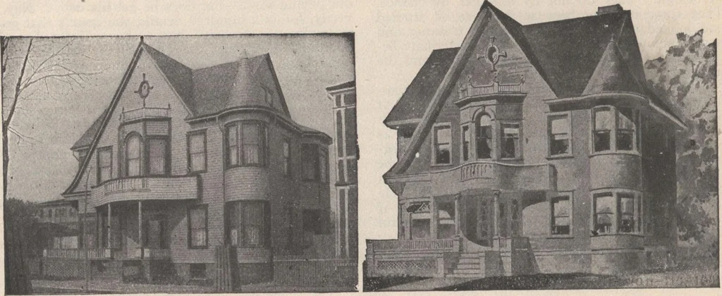 An illustration from Keith's architectural studies, no.8, 1905, leaf 5