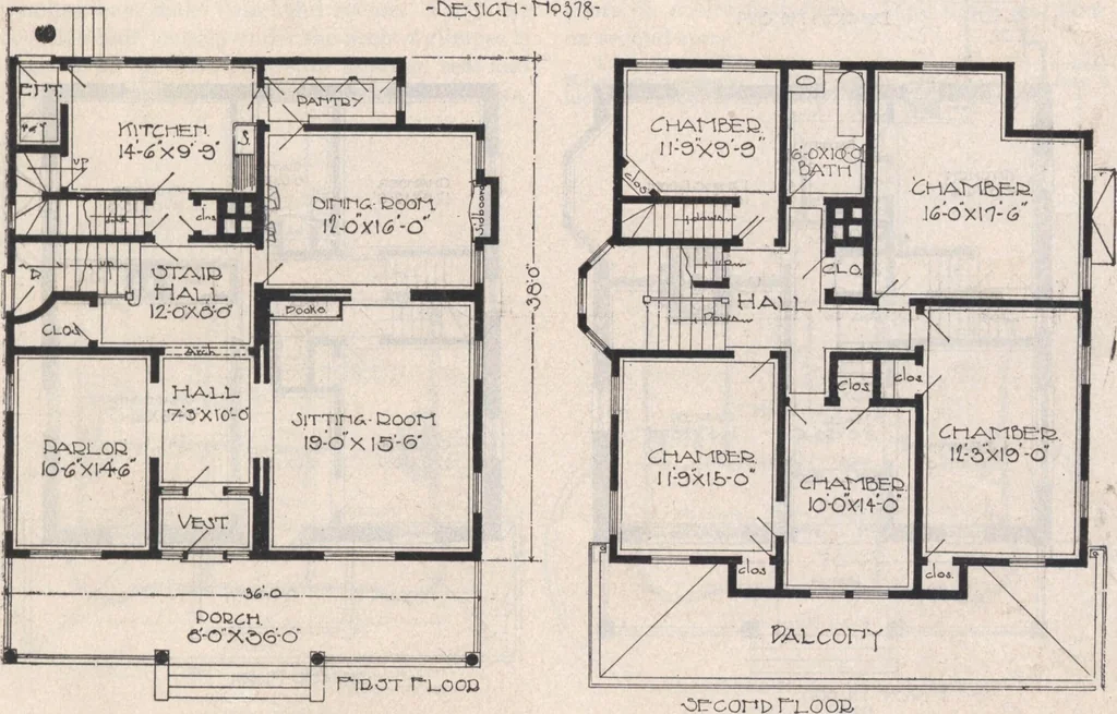 An illustration from Keith's architectural studies, no.8, 1905, leaf 50