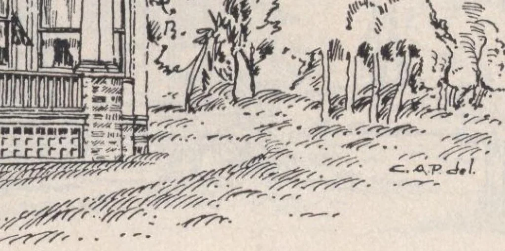 An illustration from Keith's architectural studies, no.8, 1905, leaf 60