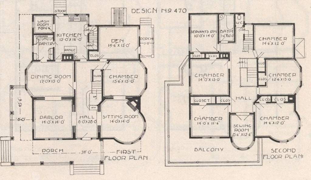 An illustration from Keith's architectural studies, no.8, 1905, leaf 67