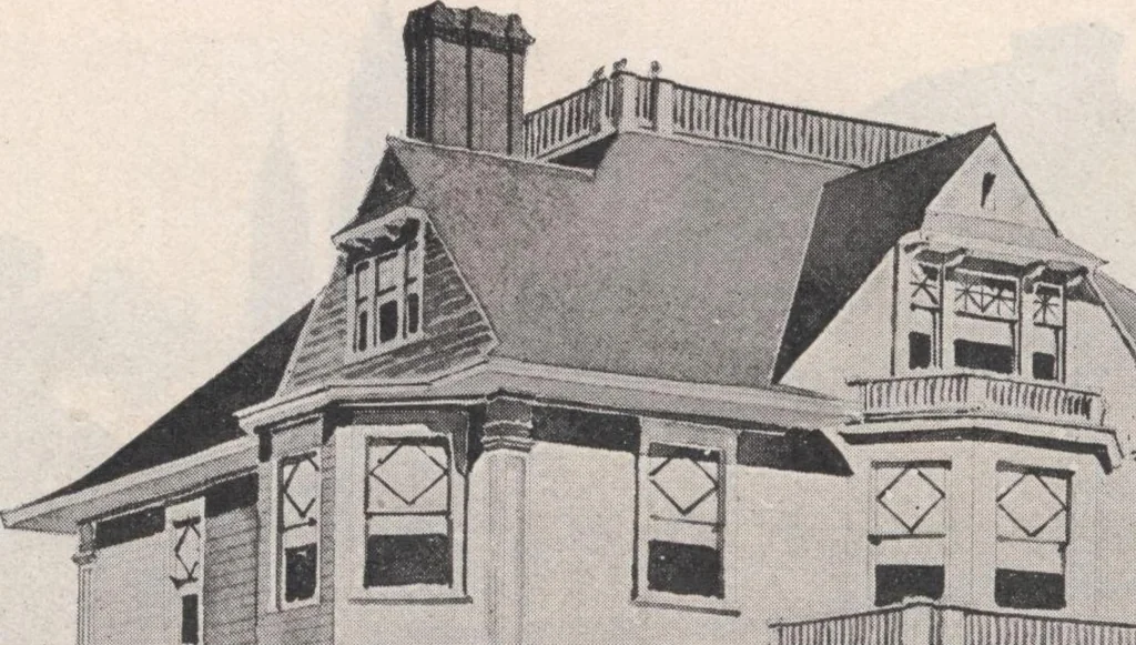 An illustration from Keith's architectural studies, no.8, 1905, leaf 81