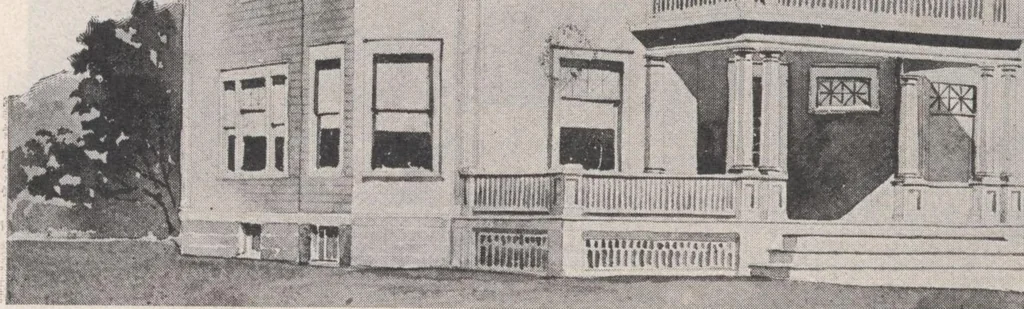 An illustration from Keith's architectural studies, no.8, 1905, leaf 81