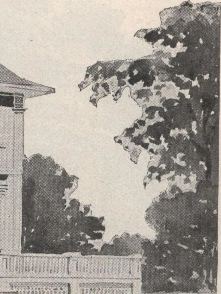 An illustration from Keith's architectural studies, no.8, 1905, leaf 81