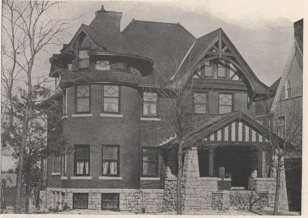 An illustration from Keith's architectural studies, no.8, 1905, leaf 85