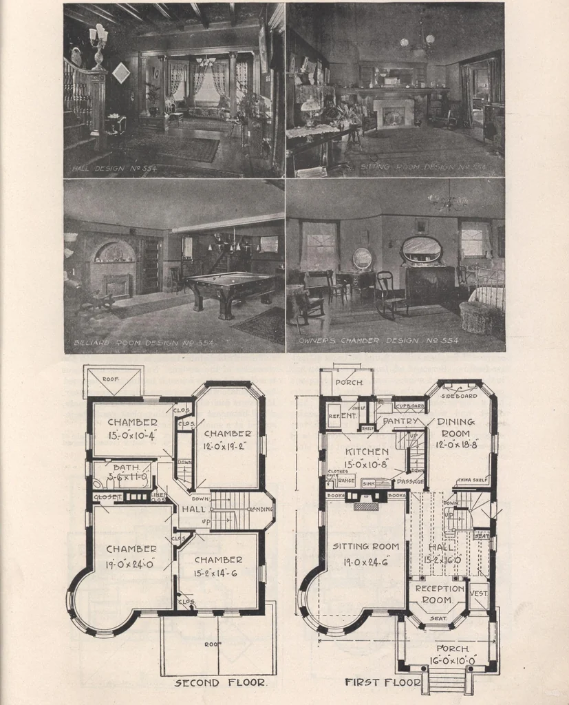 An illustration from Keith's architectural studies, no.8, 1905, leaf 86