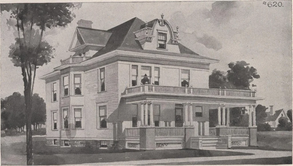 An illustration from Keith's architectural studies, no.8, 1905, leaf 97