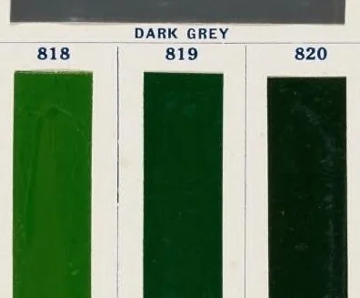 An illustration from Colour chart 'Majora' pure mixed paint : manufactured by Major Bros. & Co. Ltd. paint colour & varnish manufacturers. Concord, Sydney, N.S.W. / Major Bros. & Co. Ltd., 1925, leaf 2