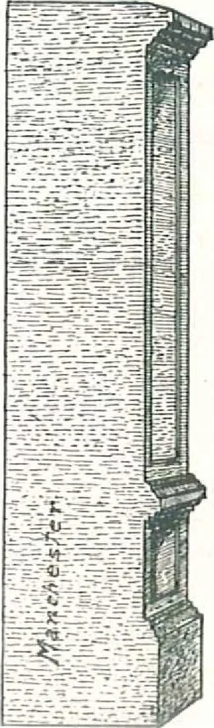 An illustration from Manchester Iron Works, architectural, structural, ornamental iron and steel., 1916, leaf 13