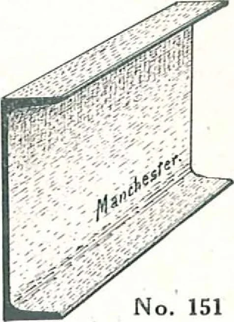 An illustration from Manchester Iron Works, architectural, structural, ornamental iron and steel., 1916, leaf 15