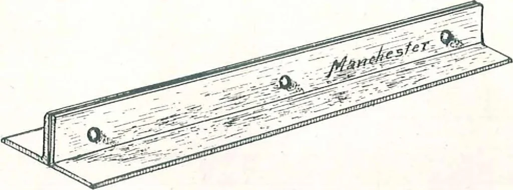 An illustration from Manchester Iron Works, architectural, structural, ornamental iron and steel., 1916, leaf 16