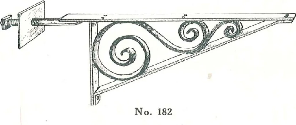An illustration from Manchester Iron Works, architectural, structural, ornamental iron and steel., 1916, leaf 21