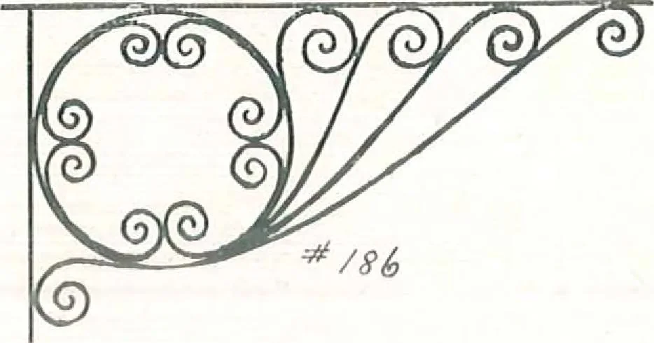 An illustration from Manchester Iron Works, architectural, structural, ornamental iron and steel., 1916, leaf 22