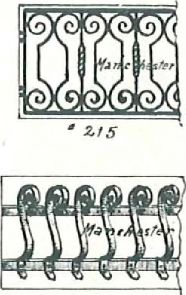An illustration from Manchester Iron Works, architectural, structural, ornamental iron and steel., 1916, leaf 25