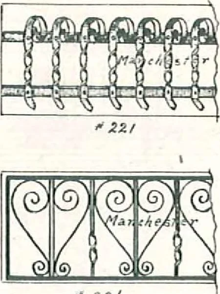An illustration from Manchester Iron Works, architectural, structural, ornamental iron and steel., 1916, leaf 26
