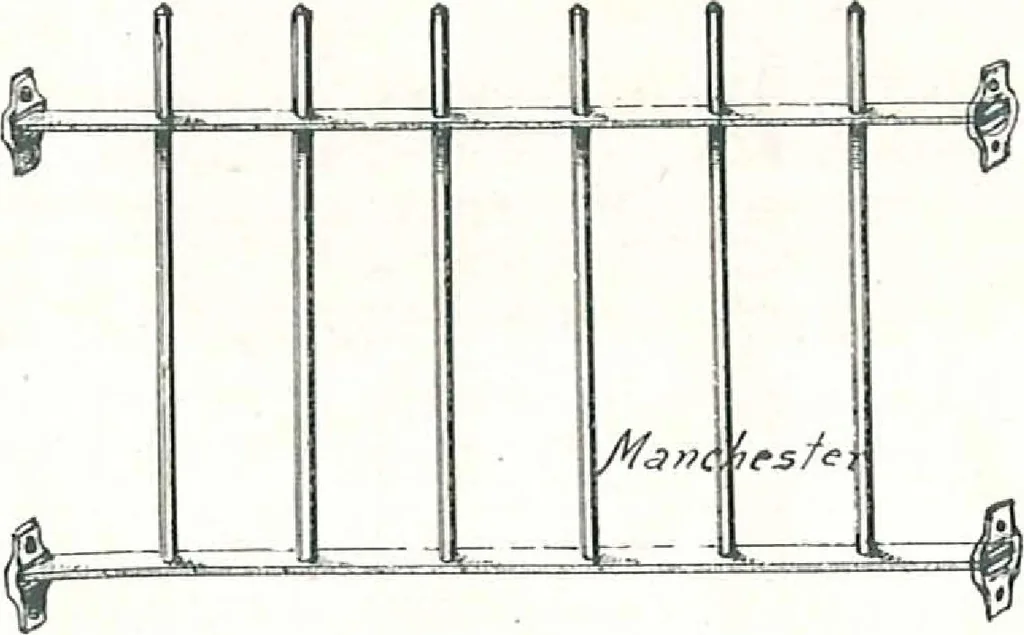 An illustration from Manchester Iron Works, architectural, structural, ornamental iron and steel., 1916, leaf 27