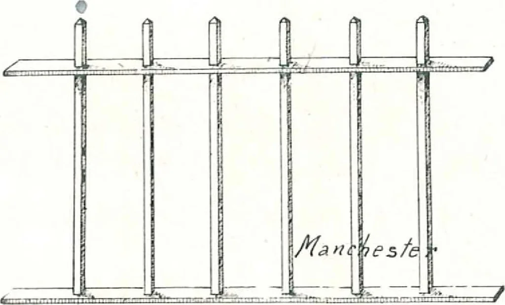 An illustration from Manchester Iron Works, architectural, structural, ornamental iron and steel., 1916, leaf 27