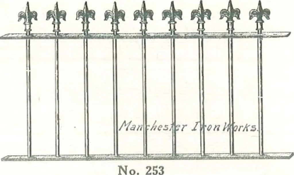 An illustration from Manchester Iron Works, architectural, structural, ornamental iron and steel., 1916, leaf 27