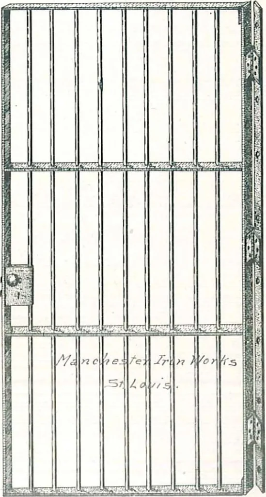 An illustration from Manchester Iron Works, architectural, structural, ornamental iron and steel., 1916, leaf 29