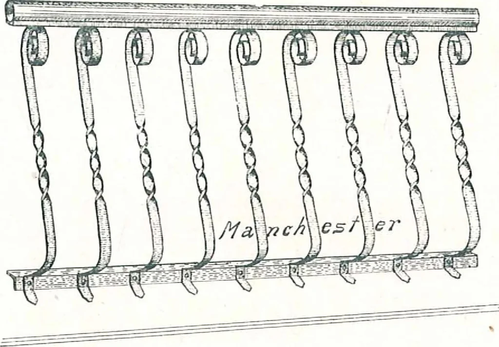 An illustration from Manchester Iron Works, architectural, structural, ornamental iron and steel., 1916, leaf 40