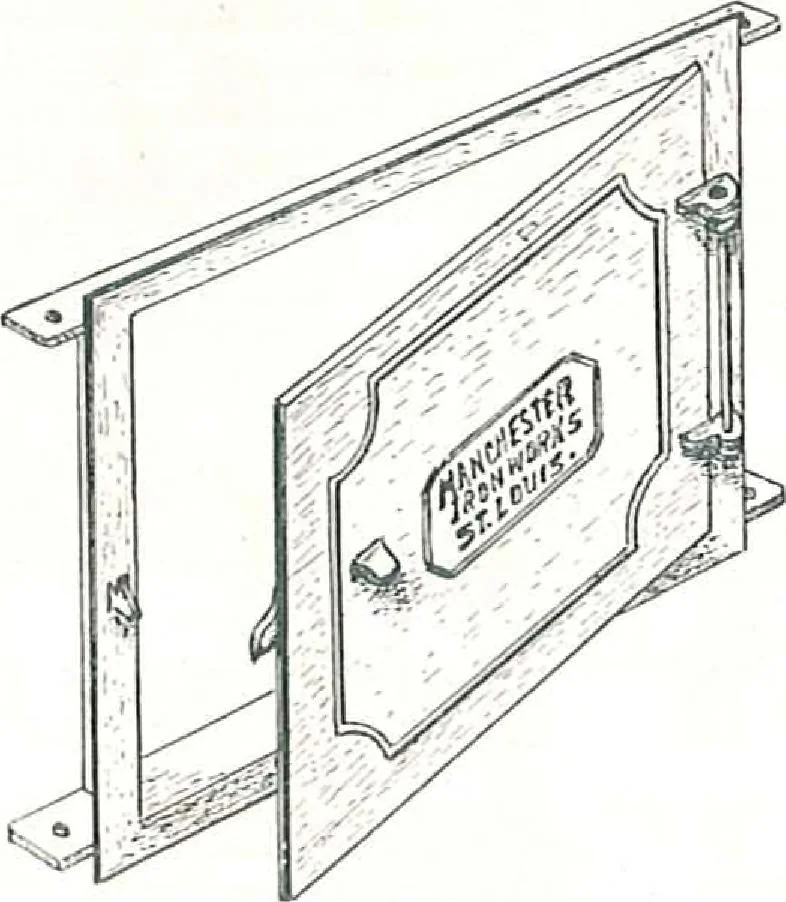 An illustration from Manchester Iron Works, architectural, structural, ornamental iron and steel., 1916, leaf 5