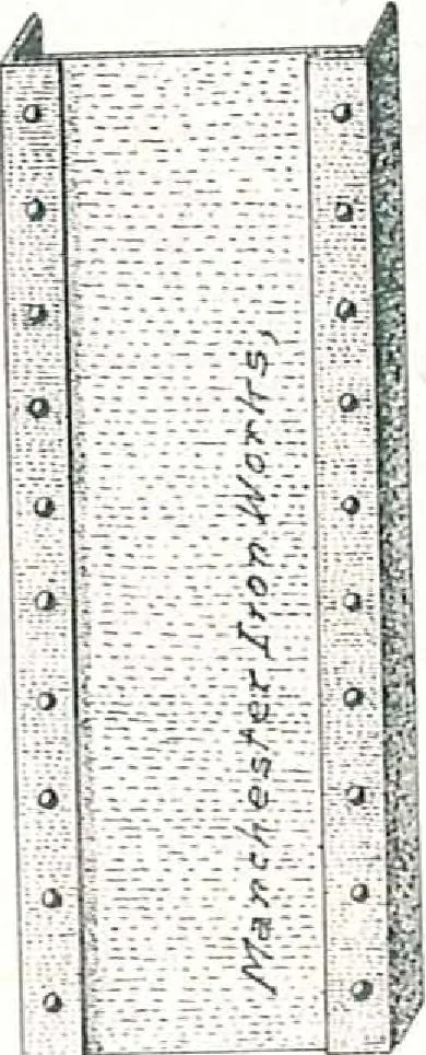 An illustration from Manchester Iron Works, architectural, structural, ornamental iron and steel., 1916, leaf 50