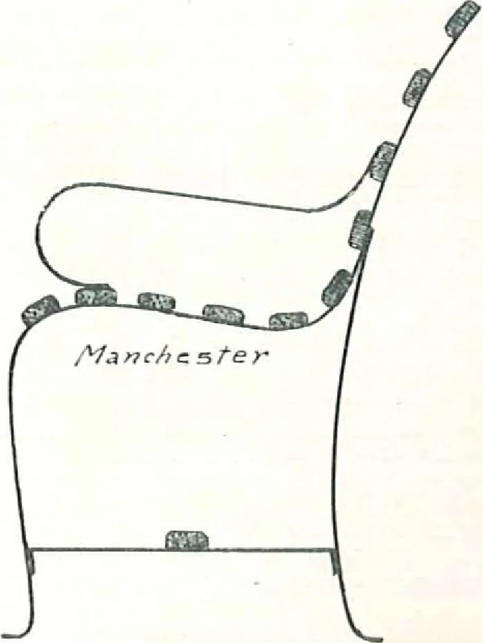 An illustration from Manchester Iron Works, architectural, structural, ornamental iron and steel., 1916, leaf 55