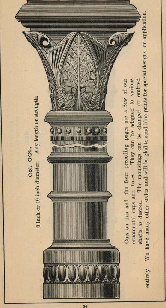 An illustration from Manual of the Bouton Foundry Company, 1887, 1887, leaf 57