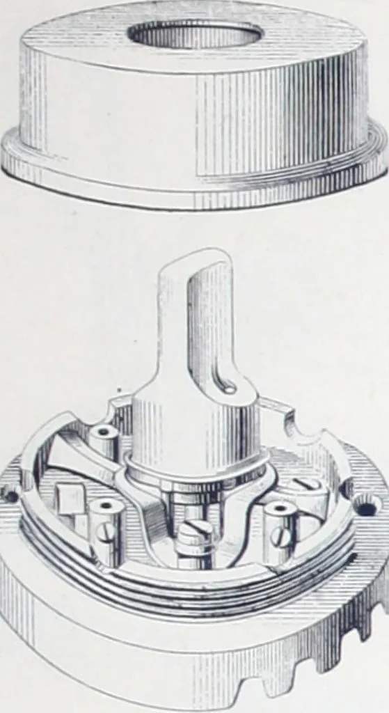 An illustration from Manufacture de lampes A incandescence & d'appareillage general pour l'electricite La Frana§aise., 1900, leaf 10