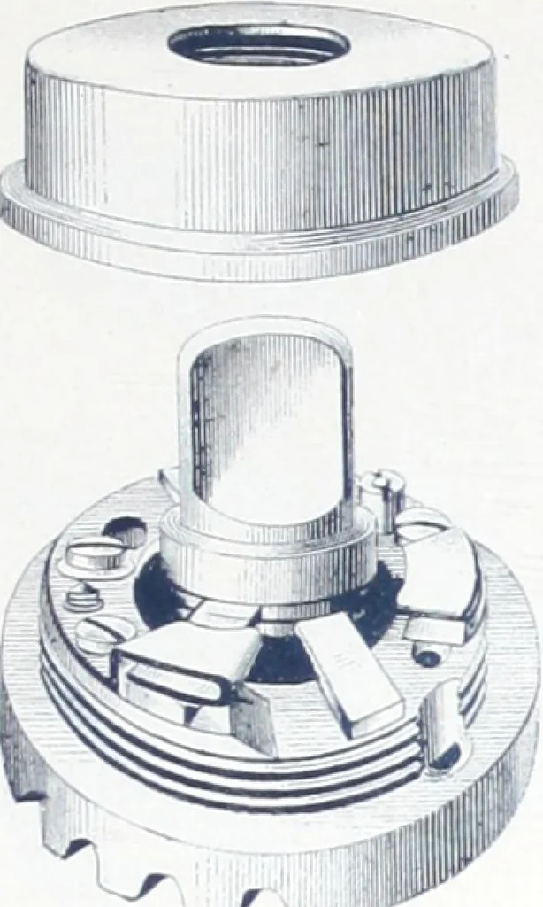 An illustration from Manufacture de lampes A incandescence & d'appareillage general pour l'electricite La Frana§aise., 1900, leaf 10