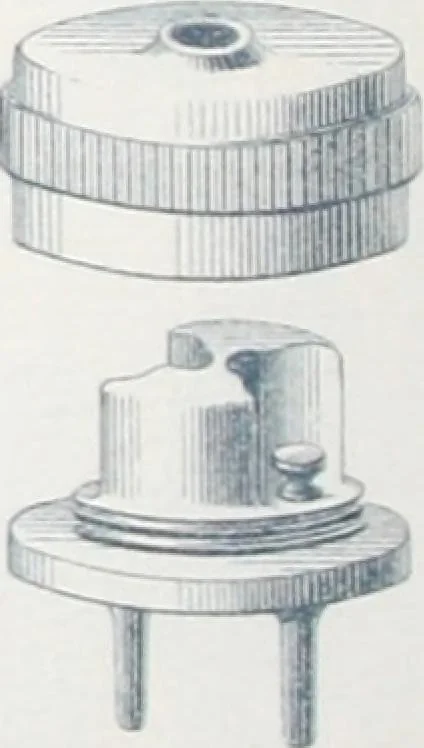 An illustration from Manufacture de lampes A incandescence & d'appareillage general pour l'electricite La Frana§aise., 1900, leaf 13