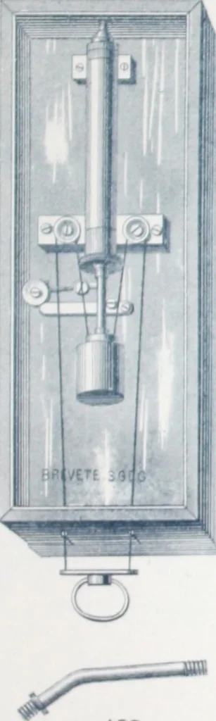 An illustration from Manufacture de lampes A incandescence & d'appareillage general pour l'electricite La Frana§aise., 1900, leaf 22