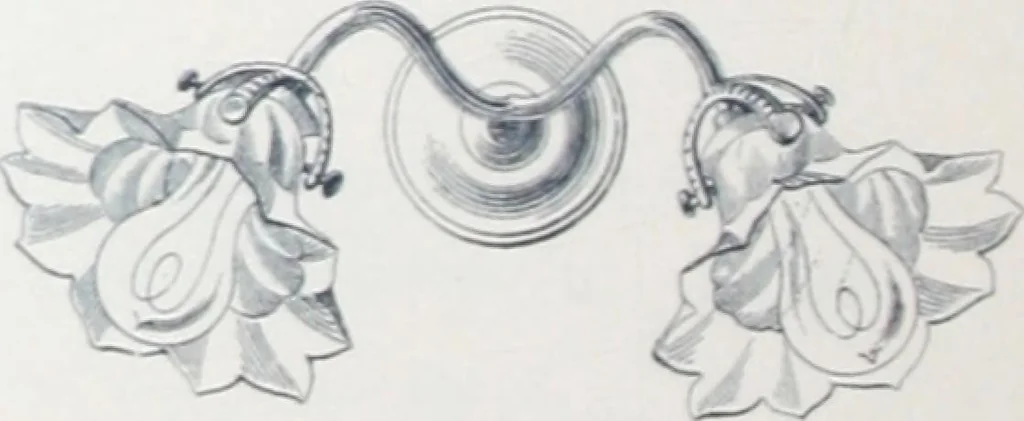 An illustration from Manufacture de lampes A incandescence & d'appareillage general pour l'electricite La Frana§aise., 1900, leaf 23