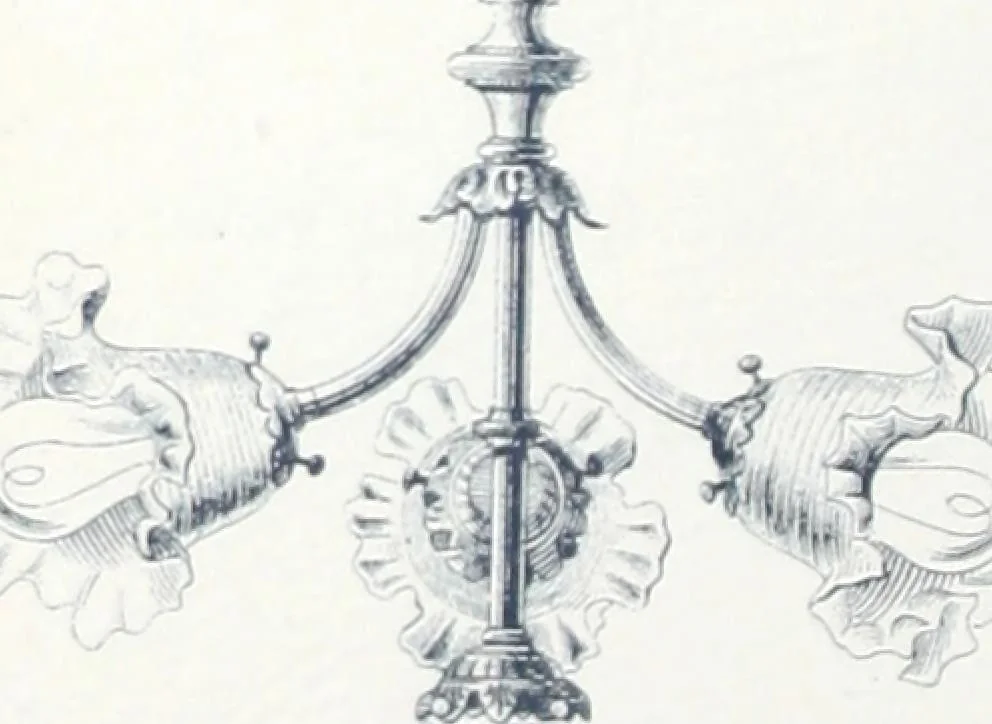 An illustration from Manufacture de lampes A incandescence & d'appareillage general pour l'electricite La Frana§aise., 1900, leaf 25