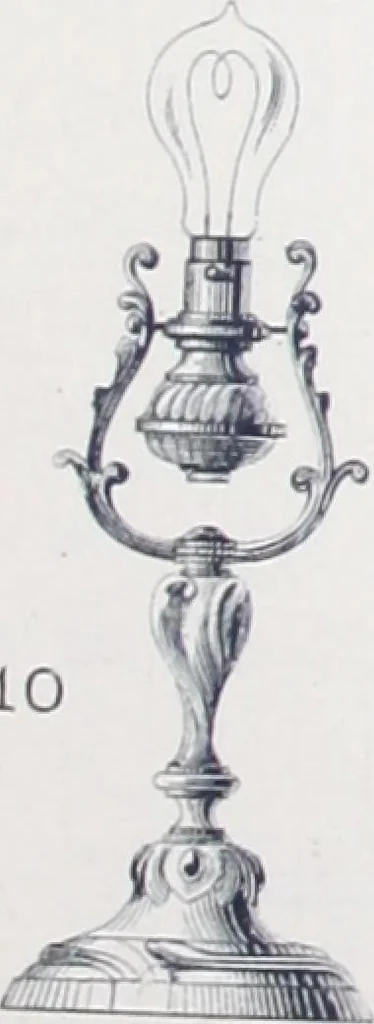 An illustration from Manufacture de lampes A incandescence & d'appareillage general pour l'electricite La Frana§aise., 1900, leaf 26