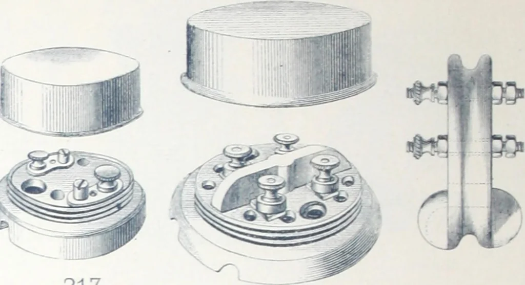 An illustration from Manufacture de lampes A incandescence & d'appareillage general pour l'electricite La Frana§aise., 1900, leaf 5