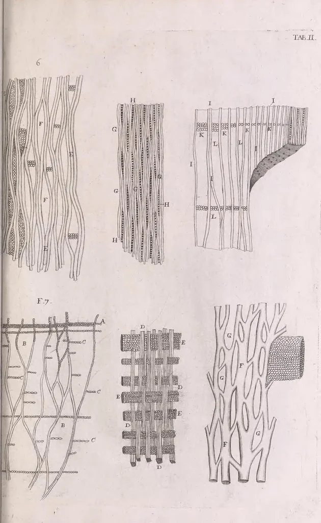 An illustration from Marcelli Malpighii philosophi & medici Bononiensis, è Regia Societate, Anatome plantarum : Cui subjungitur appendix, iteratas & auctas ejusdem authoris De ovo incubato observationes continens, 1675, leaf 135