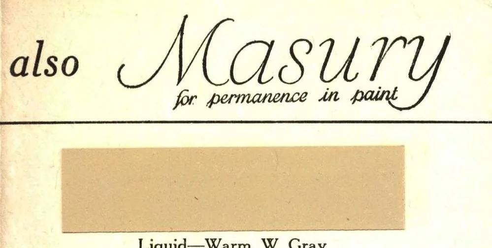 An illustration from Masury liquid house paint (ready to use) also railroad paints., 1927, leaf 8