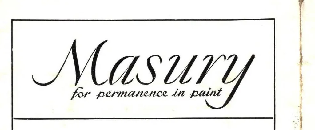 An illustration from Masury quick drying color varnish enamel., 1928, leaf 0