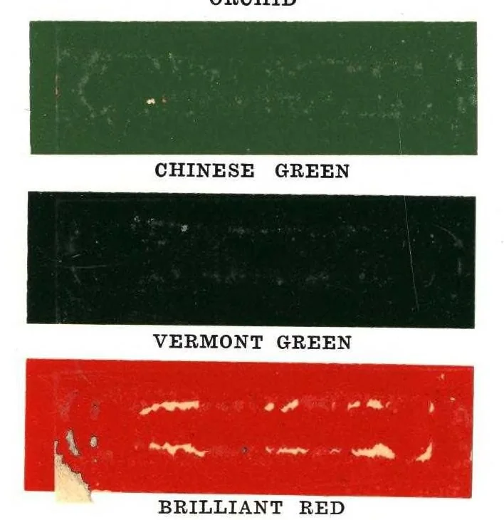 An illustration from Masury quick drying color varnish enamel., 1928, leaf 1