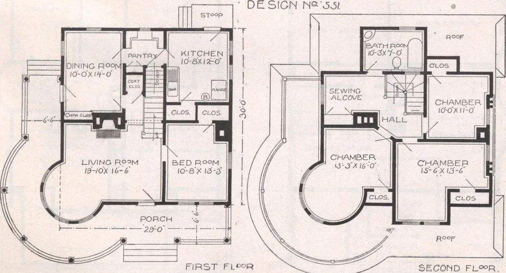 An illustration from Attractive homes, 1912, leaf 100