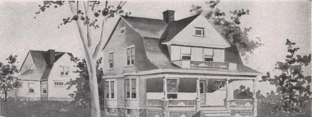 An illustration from Attractive homes, 1912, leaf 101