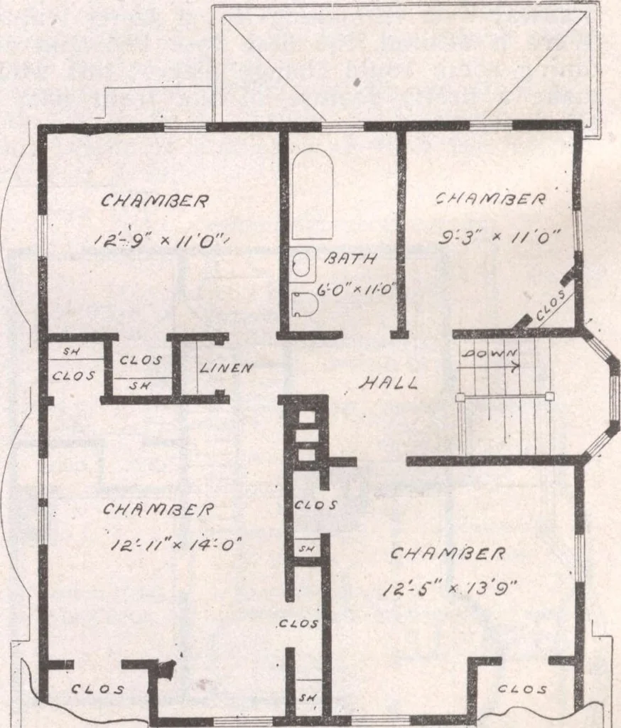 An illustration from Attractive homes, 1912, leaf 101