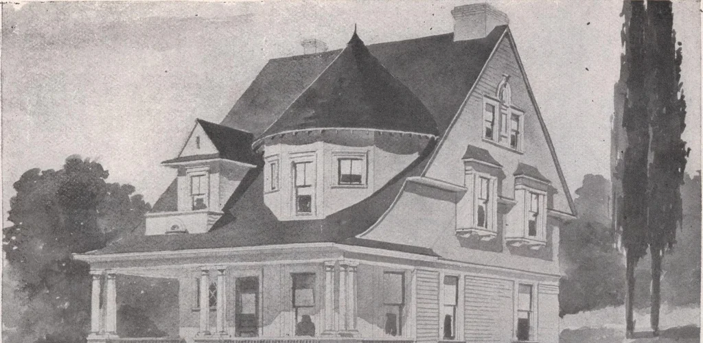 An illustration from Attractive homes, 1912, leaf 104