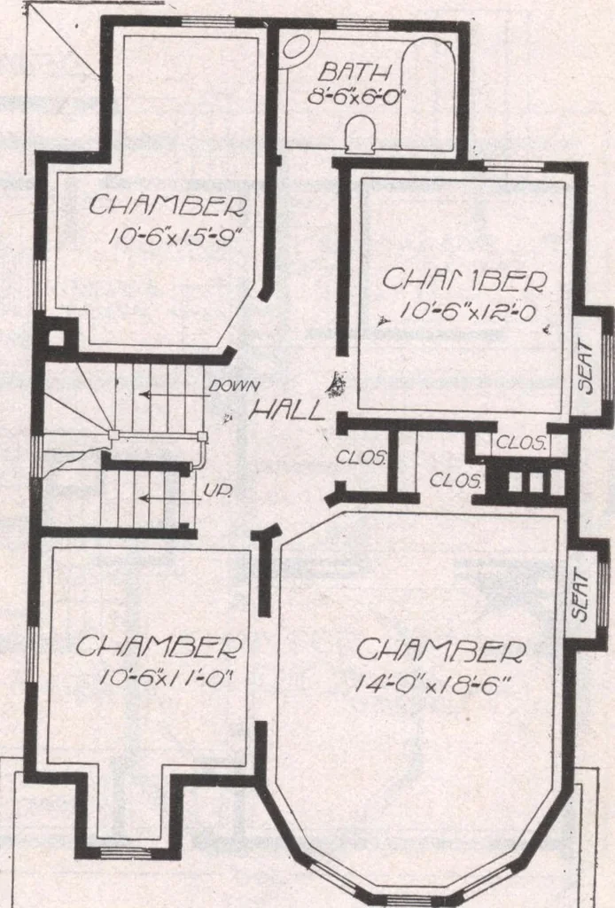 An illustration from Attractive homes, 1912, leaf 104