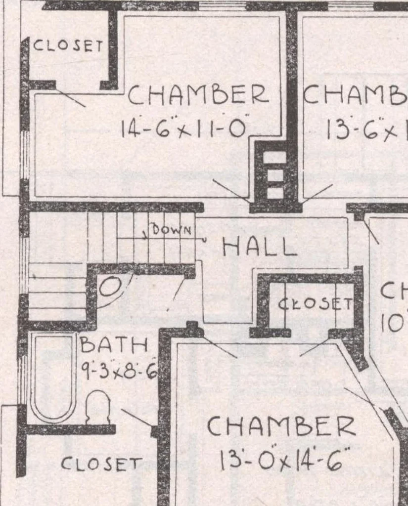 An illustration from Attractive homes, 1912, leaf 106