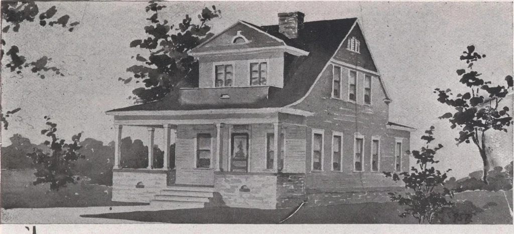 An illustration from Attractive homes, 1912, leaf 108
