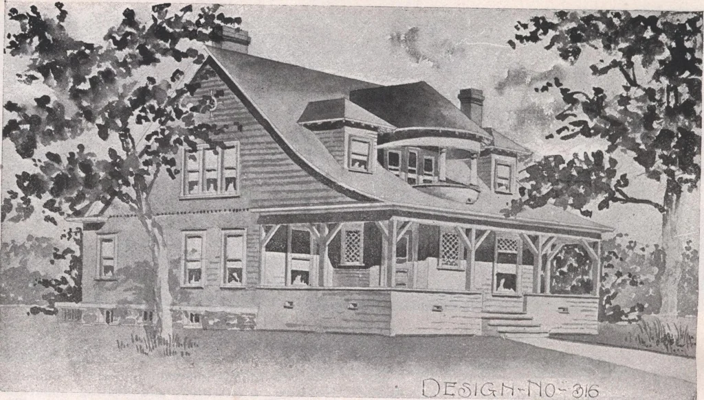 An illustration from Attractive homes, 1912, leaf 109
