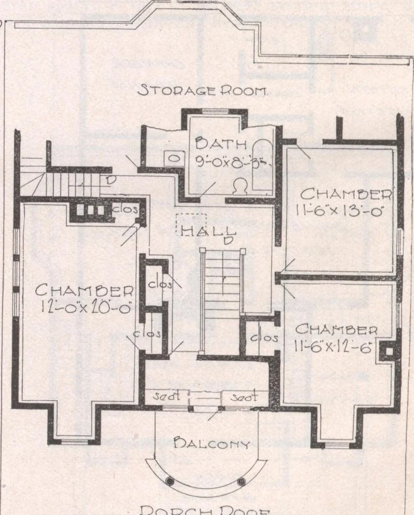 An illustration from Attractive homes, 1912, leaf 109