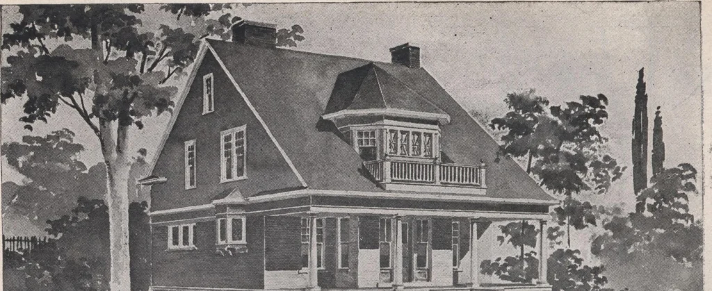 An illustration from Attractive homes, 1912, leaf 11