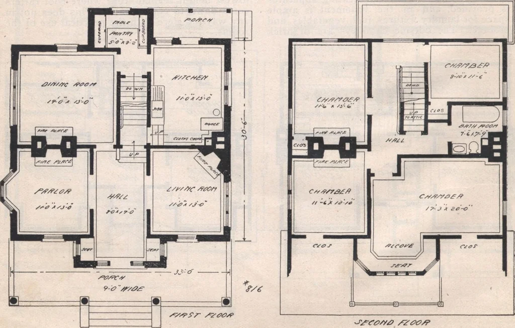 An illustration from Attractive homes, 1912, leaf 11